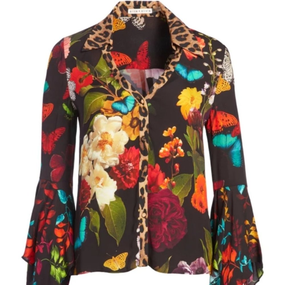 Alice + Olivia Randa Shirt, XS